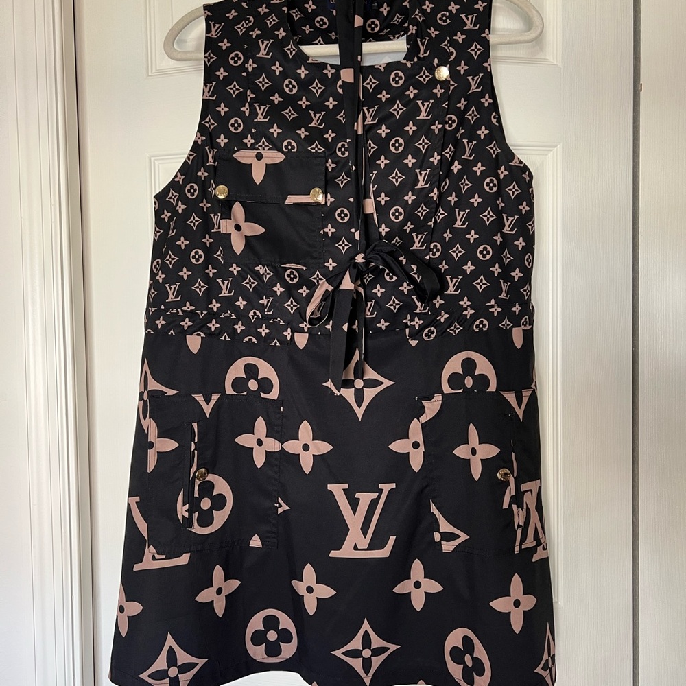 Louis Vuitton Silk Mini Dress - Size L
